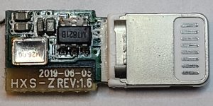 Lightning connector board marked HXS-Z REV1.6, dated 2019-06-05